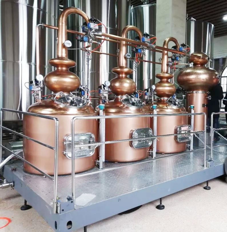 whisky production line